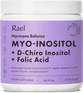Rael Hormone Balance for Women, Inositol Powder Supplement - Vitamin B8, 40:1 Proven Ratio, Folic Acid for Ovarian Function (30 Servings)
