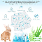 Treela 300 Pcs Large Body Wipes Bulk Deodorant Travel Size for Homeless Care Package Supplies Individually Wrapped Adults Bathing No Rinse Wet Wipes Men Women Hygiene Items(7.09" X 9.84",White)