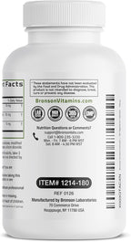 Bronson Turmeric Curcumin Extra Strength - Antioxidant, Joint & Digestion Support with BioPerine, Non-GMO, 180 Vegetarian Capsules