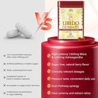 Libido Booster for Women with 1500mg Maca & 1000mg Ashwagandha, Vitamin D & B6, for Energy, Mood - Strongest Female Libido Booster + Hormone Balance for Women Cortisol Reducer | 0 Sugar, 60 Gummies