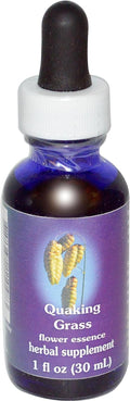 Flower Essence Services Dropper Herbal Supplements, Quaking Grass, 1 Ounce