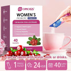 OMOGS Women's Probiotic,120-Billion-CFUs, 18 Strains, with 3 Prebiotics and Cranberry Extract, Help for Immune Booster, Digestive Health, Gut Health and Vaginal Health