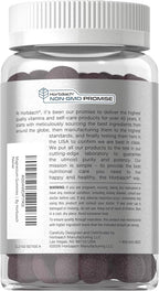 Horbäach Magnesium Glycinate Gummies | 60 Count | Sour Grape Flavor | High Absorption | Vegan, Non-GMO, Gluten Free