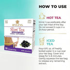 Hyleys Slim Tea Weight Loss Herbal Supplement with Acai Berry - Cleanse and Detox - 50 Tea Bags (1 Pack)