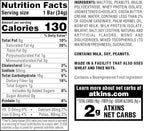 Atkins Endulge Caramel Nut Chew Bar, Low Sugar Snack, Dessert Bar, High Fiber Bar 1g Sugar, 10 Count