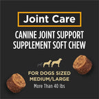 Purina Pro Plan Veterinary Large Breed Dog Joint Care Supplement with Glucosamine, Chondroitin, and Collagen to Support Hip and Joint Health – 60ct Pouch