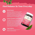 Hormone Balance for Women Gummies of All Ages - PMS Support Supplement for Women to Regulate Menstrual Cycle & Hormonal Balance Menopause & Mood Swings with Vitamin B6 & Dong Quai - 60 Chews