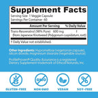 Doctor's Best Trans Resveratrol Supplement 600 mg for Men & Women - 98% Pure Trans-Resveratrol Capsules for Nutrition, Health & Wellness Support, Vegan, Gluten Free, Non GMO - 60 Veg Caps