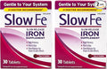Slow Fe Slow Release Iron Supplement, 30 Tablets (Pack of 2)