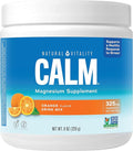 Natural Vitality Calm Magnesium Supplement, Anti-Stress Drink Mix Powder, Gluten Free, Vegan, & Non-GMO, Orange, 8 oz