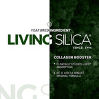Living Silica ORGONO Plant-Based Collagen Booster | Horsetail Extract & Rosemary | Supports Collagen & Elastin for Joint & Bone Health, Glowing Skin, Strong Hair & Nails | 33.85 Fl Oz
