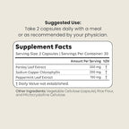 BodyDEO Body Deodorant Pills with Chlorophyll, Parsley & Peppermint – 60 Capsules – Internal Deodorant Pills for Women & Men – Body Odor Eliminator & Deodorizing Supplement for Total Freshness