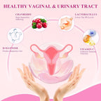 Deepure Probiotics and Prebiotics for Women - 30 Billion CFU Supports Vaginal pH Balance 8 Diverse Strains Enhance Urinary Tract Health Digestive Function & Boosts Immune System 60 Capsules