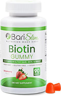 BariSlim Bariatric Vitamin Biotin Gummies - Specially Formulated Gummy Vitamin for Patients After Weight Loss Surgery - Easy to Digest and Great Tasting Fruit Flavors | 90 Fruit Chews