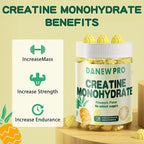 NSF Certified Creatine Gummy 5g - Creatine Monohydrate Gummies for Men & Women, Creatine Monohydrate for Muscle Strength, Muscle Builder, Energy Boost, Pre-Workout Supplement(120 Count)-Pineapple