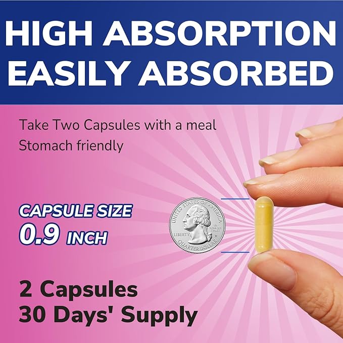 Collagen Peptides Capsules for Women & Men, Type I, II, III, V, X, Biotin, Hyaluronic Acid & Keratin, Vitamin C, Niacinamide, Turmeric & Ginger, Skin, Hair, Nail, Flexibility, 60 Count