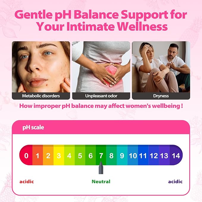 Her Juicy Feminine Probiotics Gummies with Slippery Elm Supports pH Balance Gut Health & Immune System Promote Vaginal Health for Women 120 Pineapple Gummies