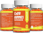 CoQ10 Gummies 200mg, Vegan Supplement for Energy Production, Non-GMO, Gluten Free (60 Gummies)