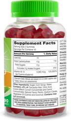 21st Century VitaJoy Extra Strength B-12 3000 mcg Gummies, Raspberry, 90 Count