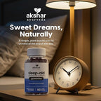AKSHAR ayurveda – Sleep Gummies for Adults with Melatonin, Chamomile, Passionflower and Lemon Balm – 3mg Melatonin Gummies for Sleeping – Non-GMO Vegan Gluten Free Made in USA (60 Count)