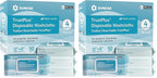 SUNKISS Trustplus Wet Wipes for Adult No Rinse, Extra Large 8”x12” Body Cleaning Washcloths for Elderly Incontinence & Cleansing, Fresh Scented, 200 Count (8 Packs of 50)