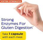 Enzymedica - GlutenEase Extra Strength, Complete Gluten & Casein Formula with Digestive Enzymes + DPP-IV, 30 Capsules