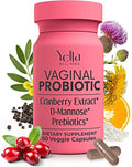 Vaginal Probiotics & Prebiotics for Women with Cranberry Extract | Supports Urinary Tract & PH Balance for Women | Probioticos Vajinal | Probiotics for Women's Vaginal Health- 60ct