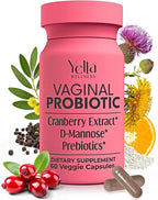 Vaginal Probiotics & Prebiotics for Women with Cranberry Extract | Supports Urinary Tract & PH Balance for Women | Probioticos Vajinal | Probiotics for Women's Vaginal Health- 60ct