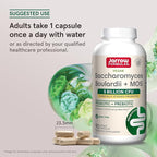 Jarrow Formulas Saccharomyces Boulardii + MOS - 5 Billion Viable Organisms Per Serving - 90 Delayed Release Veggie Caps, 2 Pack - Probiotic + Prebiotic - Intestinal Tract Support - Up to 180 Servings