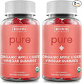 WellPath Pure ACV Gummies (2 Pack) - Apple Cider Vinegar with Mother - USDA Organic Gummy with Ginger for Gut Health | Vegan, Non-GMO, 120 Ct