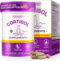 Cortisol Supplements for Women - Cortisol Reducer & Stress Support - Magnolia Bark, Rhodiola Rosea, Holy Basil, Magnesium, Phosphatidylserine - Hormone Balance & Mood, Focus, Sleep Support