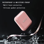 DUBSTAR Travel Pill Organizer Moisture Waterproof Small Pill Box for Pocket Purse 4+6 Compartments Portable Pill Case Medicine Vitamin Holder Container Pink