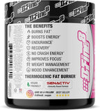 Thermogenic Pre-Workout Energy Powder & Shredding Supplement, Boost Energy Mood & Focus, Sugar Free, Contains Senactiv, Endurance, 300mg Caffeine, N-Acetyl-L-Tyrosine (Pink Lemonade)