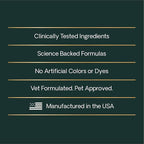 VetriScience Calm & Confident Chews, Composure Clinically Tested Calming and Anxiety Supplement for Dogs, Reduce Stress and Fear, Ideal for Thunderstorms, Fireworks and Travel, Bacon, 120 Count
