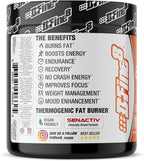 Thermogenic Pre-Workout Energy Powder & Shredding Supplement, Boost Energy Mood & Focus, Sugar Free, Contains Senactiv, Endurance, 300mg Caffeine, N-Acetyl-L-Tyrosine (Mango Orange)