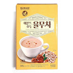 LENITH Korean Almond Walnut Job’s tear Tea Yulmu Cha Powder Meal Replacement Shake Breakfast Simple Meal 30T 율무차/Total 540g