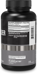 Jacked Factory Essentials Muscle Builder - ATP Muscle Builder for Men with Peak ATP to Support Muscle Gain, Enhance Athletic Performance, & Increase Strength - 30 Capsules