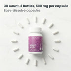 Seroflora Boric Acid Vaginal Suppositories 600mg – 60 Count (30ct, 2 Bottles) Odor Control, Feminine pH Balance & Daily Freshness – Clean Holistic Hygiene for Women – Made in USA