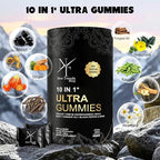 Shilajit Gummies 10-in-1 Ultra Shilajit Gummies | 4000 mg Pure Shilajit, Tongkat Ali, Maca Root, 75% Fulvic Acid | Sugar-Free Vegan, 85+ Trace Minerals | 90 Pack