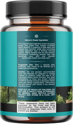 Chlorophyll Capsules for Cleanse and Detox Support - Internal Deodorant Pills for Body Odor with Mint & Parsley Extract Healthy Skin Immunity & Digestive Support - Vegan Non-GMO & Gluten Free (60ct)