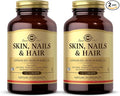 Solgar Skin, Nails & Hair - 120 Tablets, Pack of 2 - Advanced MSM Formula - Non GMO, Vegan, Gluten & Dairy Free - 120 Total Servings