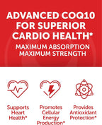Lunakai USA Made CoQ10 Gummies for Adults – 200mg High Potency Coenzyme Q10 Supplement for Daily Heart, Energy & Antioxidant Support for Women & Men, Non-GMO, 60ct