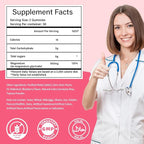 Magnesium Glycinate Gummies 500mg, Sugar-Free for Adults & Kids, Magnesium Gummy for Relaxation, Stress & Muscle Relief, Supports Bone & Nerve Health, Vegan, Pectin-Based, 60 Count, Strawberry Flavor