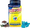 iSatori Energize Caffeine Pills - No Crash, Fast-Acting, Time-Release for Energy Support All Day - Boost Nutrition and Endurance Nootropic Energy Supplements for Men and Women - (84 Caffeine Tablets)