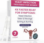 Terramed Just Think Comfort Yeast Infection Treatment for Women | Ph Balance for Women | Helps Relieve Itching & Irritation | Vaginal Aid for Inflammation, Dryness & Watery Discharge | 7 Count