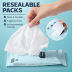 120 XL Shower Wipes – Body Wipes for Adults Bathing No Rinse – 12 Packs of 10 – Extra Moist Bath with Aloe & Vitamin E for Camping, Travel, Gym & Bedridden Care