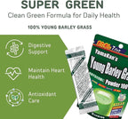 山本漢方製薬株式会社 YAMAKAN Green Juice with Barley Grass Powder, Super Greens Powder Rich in Daily Nutrients, Minerals, Vitamins & Plant-Based Protein for Women & Men from Japan, Non GMO 7 Count
