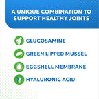 Nutramax Laboratories Cosequin Elements Dog Joint Health Supplement with Glucosamine, Green Lipped Mussel, Eggshell Membrane, & Hyaluronic Acid, 75 Tasty Chewable Tablets for Dogs
