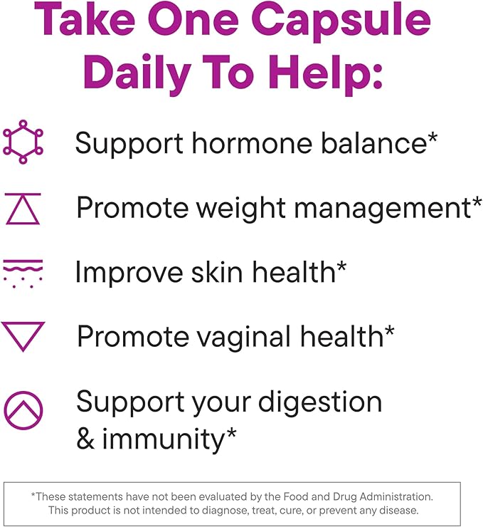 Daily Nouri Hormone Balance Probiotics for Women | Hormone Balance for Women | PMS, Hormonal Acne, & Bloating Support | 7 Clinically Studied Strains + Omega | 30-Day Supply