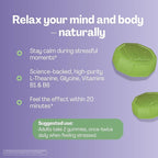 URVI® Neuro Gummies – 500mg Glycine, 150mg L-Theanine (high Potency), Vitamins B1 & B6 for Rest & Sleep, Relaxation, Calm Focus, Stress Relief – Caffeine- & Sugar-Free– Green Tea & Apple – 60 Count